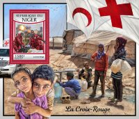 Нигер, 2016. (nig17122) Медицина, Красный крест (мл+блок) 