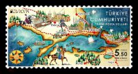 Турция, 2020. Древние почтовые маршруты, выпуск по программе "Европа"