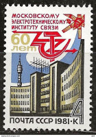СССР, 1981. ( 5165) Институт связи
