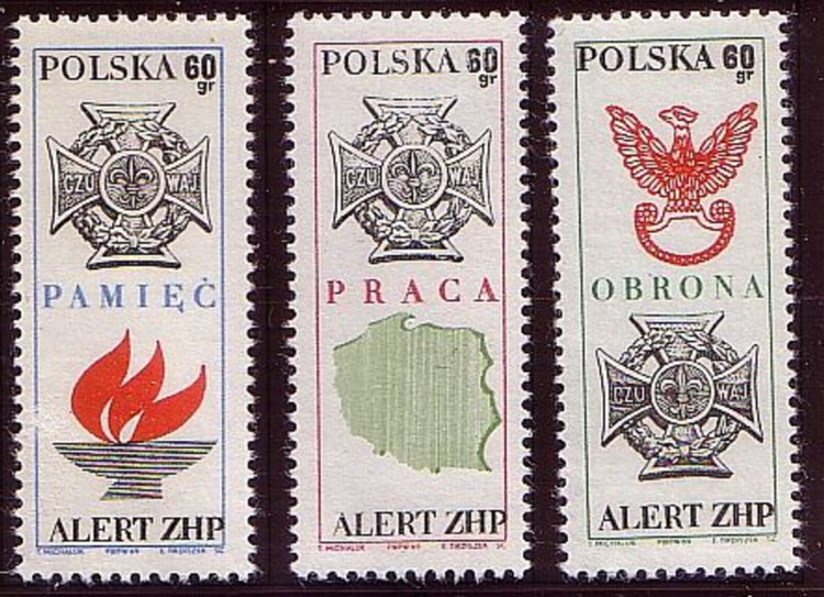 Польша, 1969. Символика скаутов