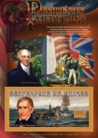 Гвинея, 2010. (09) 9-й президент США, Вильям Генри Гаррисон (мл+блок)       