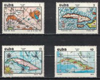 Куба, 1973. Корабли, навигационные карты