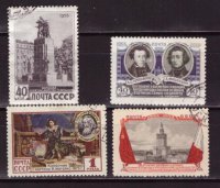 СССР, 1955. (1806-09) Договор о дружбе с Польшей (cto)