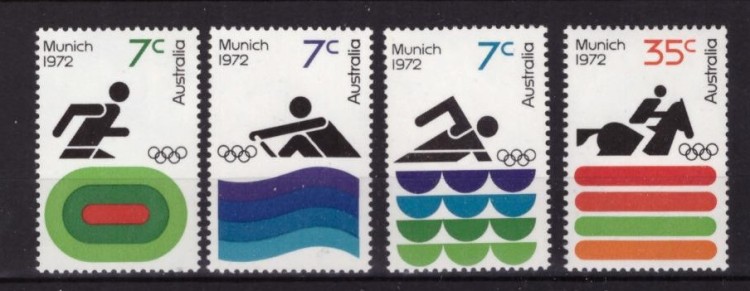 Австралия, 1972. Олимпиада - Мюнхен