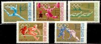СССР, 1968. (3645-49) Олимпиада в Мехико