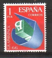 Испания, 1966. [1597] Международная выставка графики
