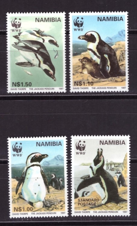 Намибия, 1997. Птицы, пингвины