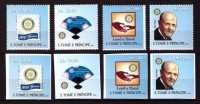 Сан-Томе, 2004. (01-03) Клуб Ротари(с зубцами и бз)  