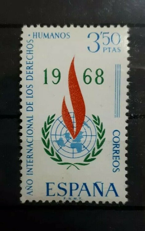 Испания, 1968. [1763] Международный год прав человека