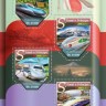 Сан-Томе, 2015. (15504) Скоростные поезда Японии (мл+блок)