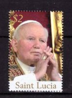 Св. Лючия. Папа Иоанн Павел II