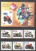 Куба, 2009. Мотоциклы (серия+блок)