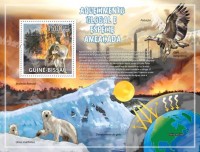 Гвинея-Биссау, 2009. (9502) Фауна и климат (мл+блок)