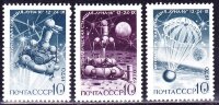 СССР, 1970. (3951-53) АС "Луна-16"