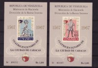 Венесуэла, 1967. 400-летие Каракаса (2 блока)