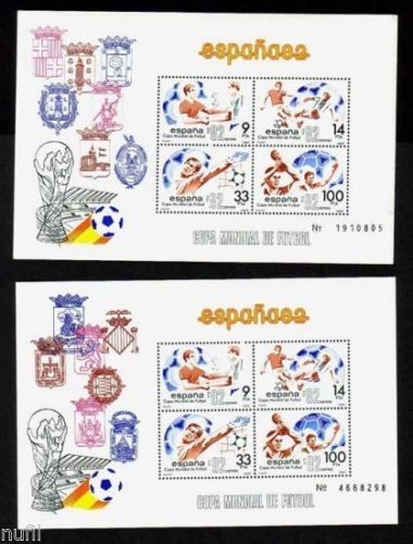 Испания, 1982. Футбол, ЧМ-1982 (2 мл)