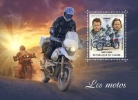 Гвинея, 2018. (gu18401) Мотоциклы (мл+блок) 