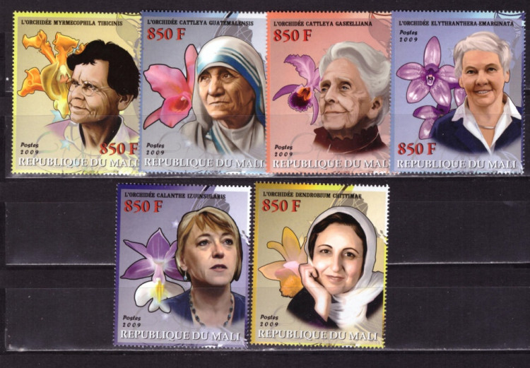 Мали, 2009. Женщины - лауреаты Нобелевской премии