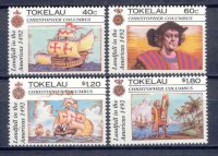 Токелау, 1992. [n0225] Корабли, Колумб