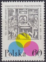 Польша, 1970. [1987] Профсоюз печатников