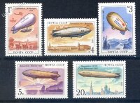 СССР, 1991. (6339-43) Дирижаблестроение